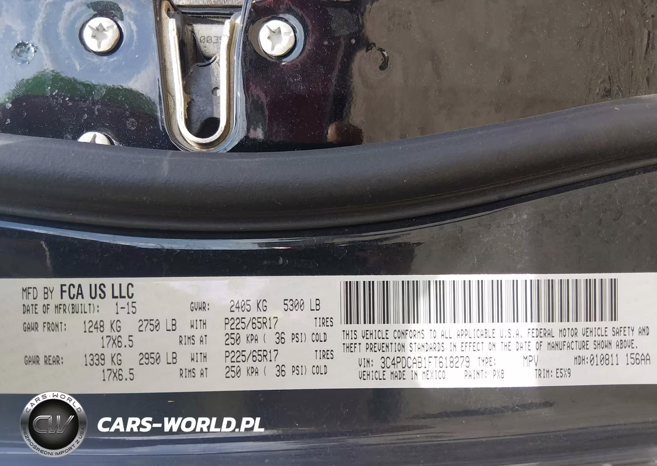 2015 Dodge Journey American Value Pkg VIN:3C4PDCAB1FT618279 - 9