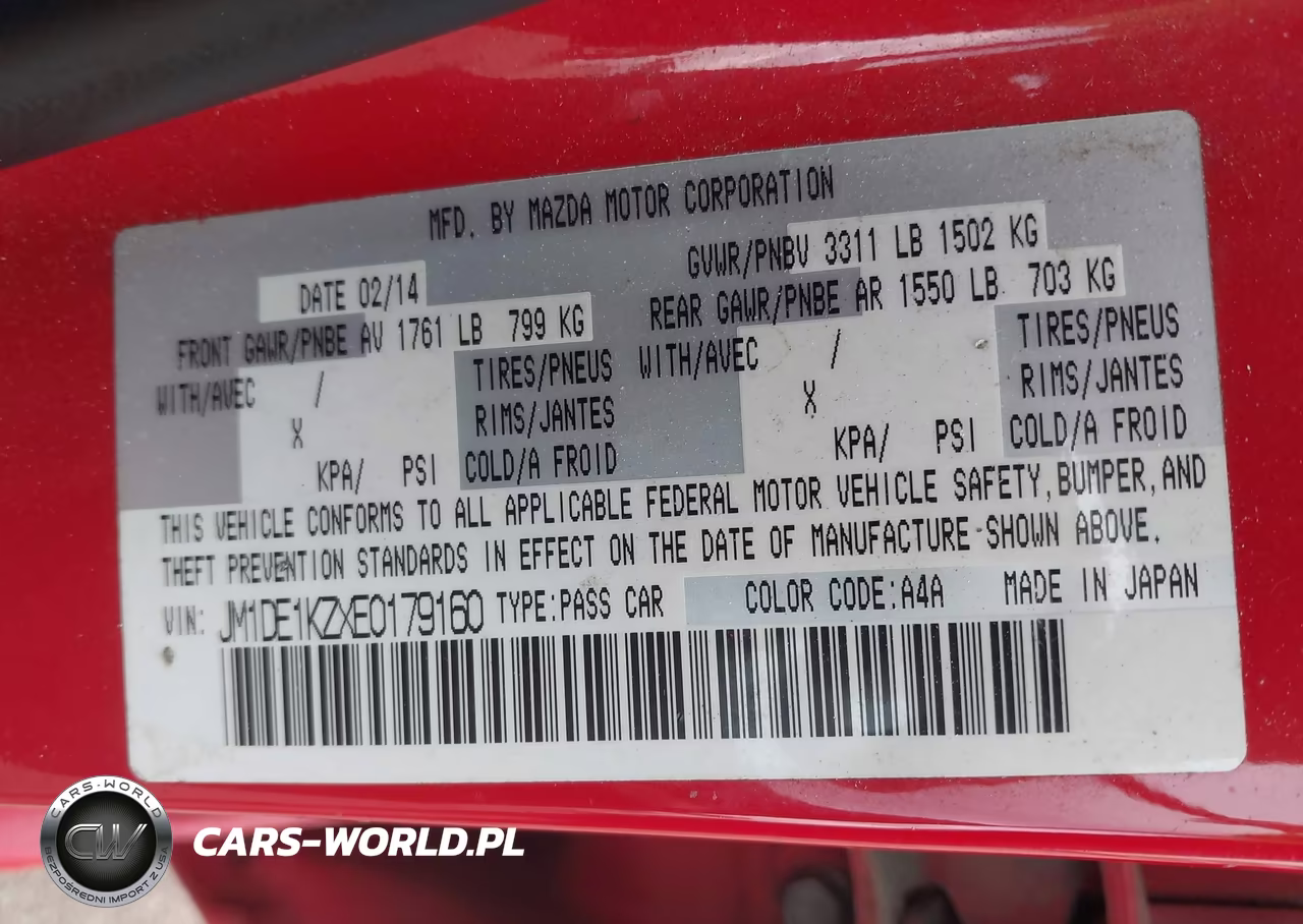 2014 Mazda Mazda2 Sport VIN:JM1DE1KZXE0179160 - 9