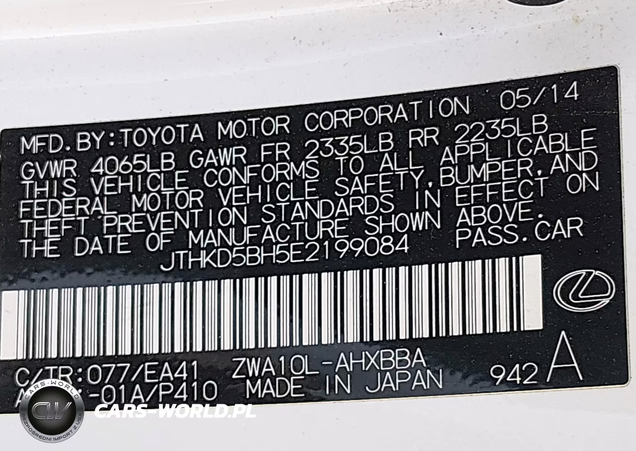 2014 Lexus Ct 200H VIN:JTHKD5BH5E2199084 - 9