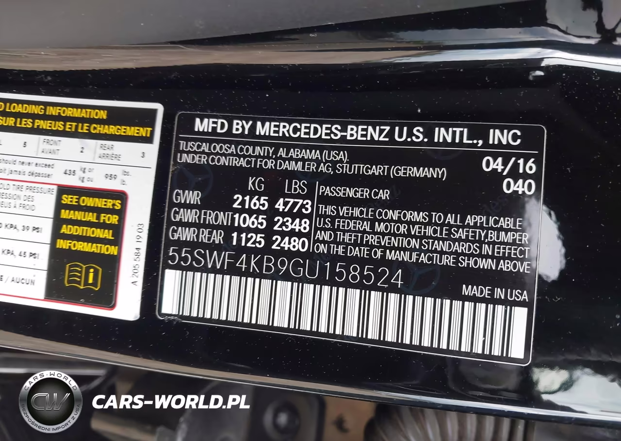 2016 Mercedes-Benz C 300 Sport 4Matic VIN:55SWF4KB9GU158524 - 9