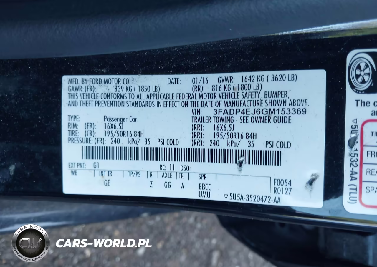 2016 Ford Fiesta Se VIN:3FADP4EJ6GM153369 - 9