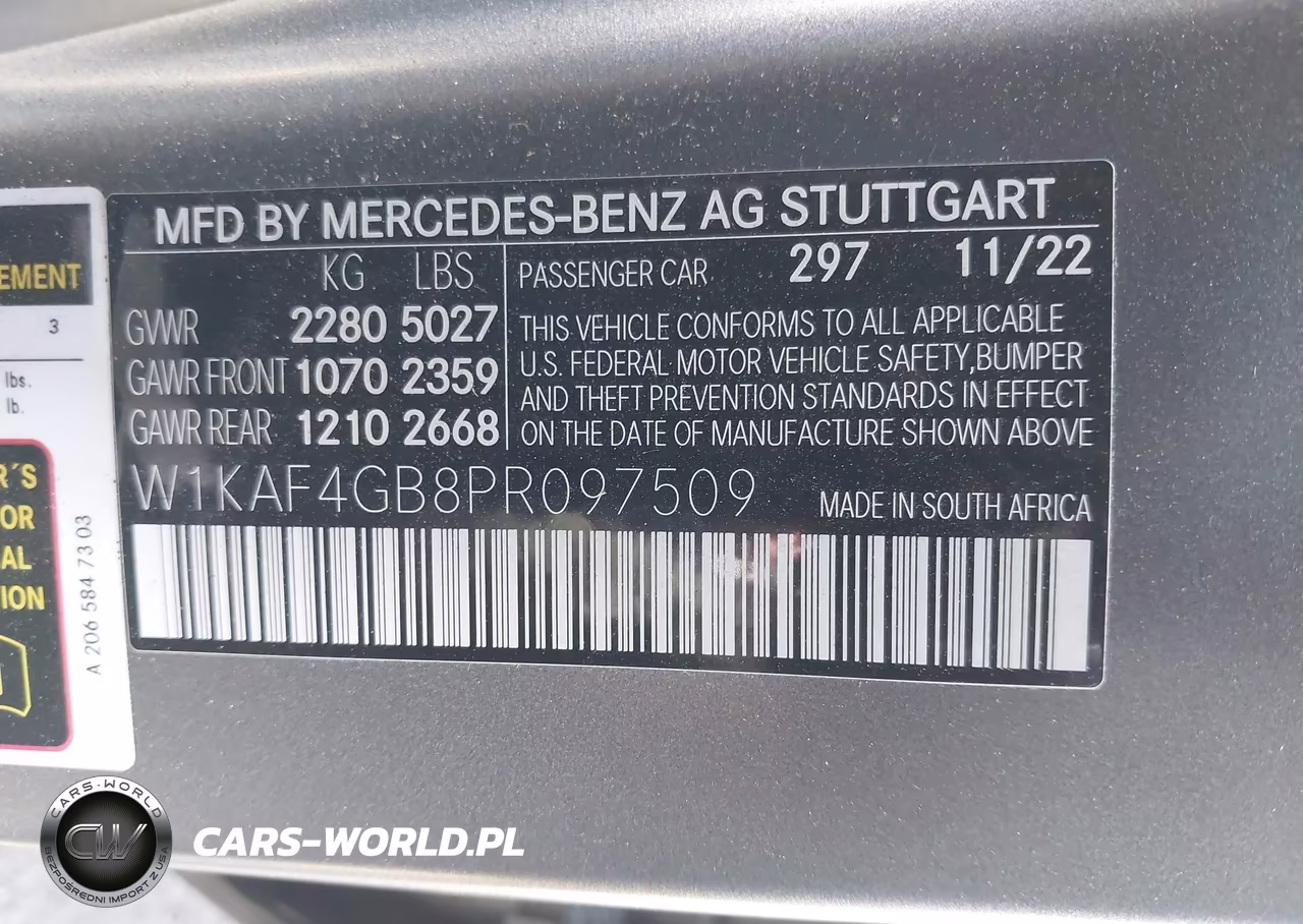 2023 Mercedes-Benz C 300 Sedan VIN:W1KAF4GB8PR097509 - 9