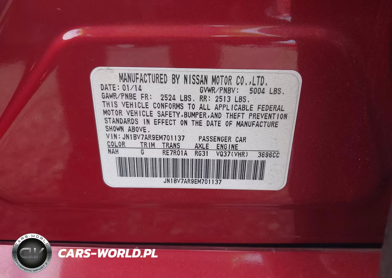 2014 Infiniti Q50 Premium-Sport VIN:JN1BV7AR9EM701137 - 9