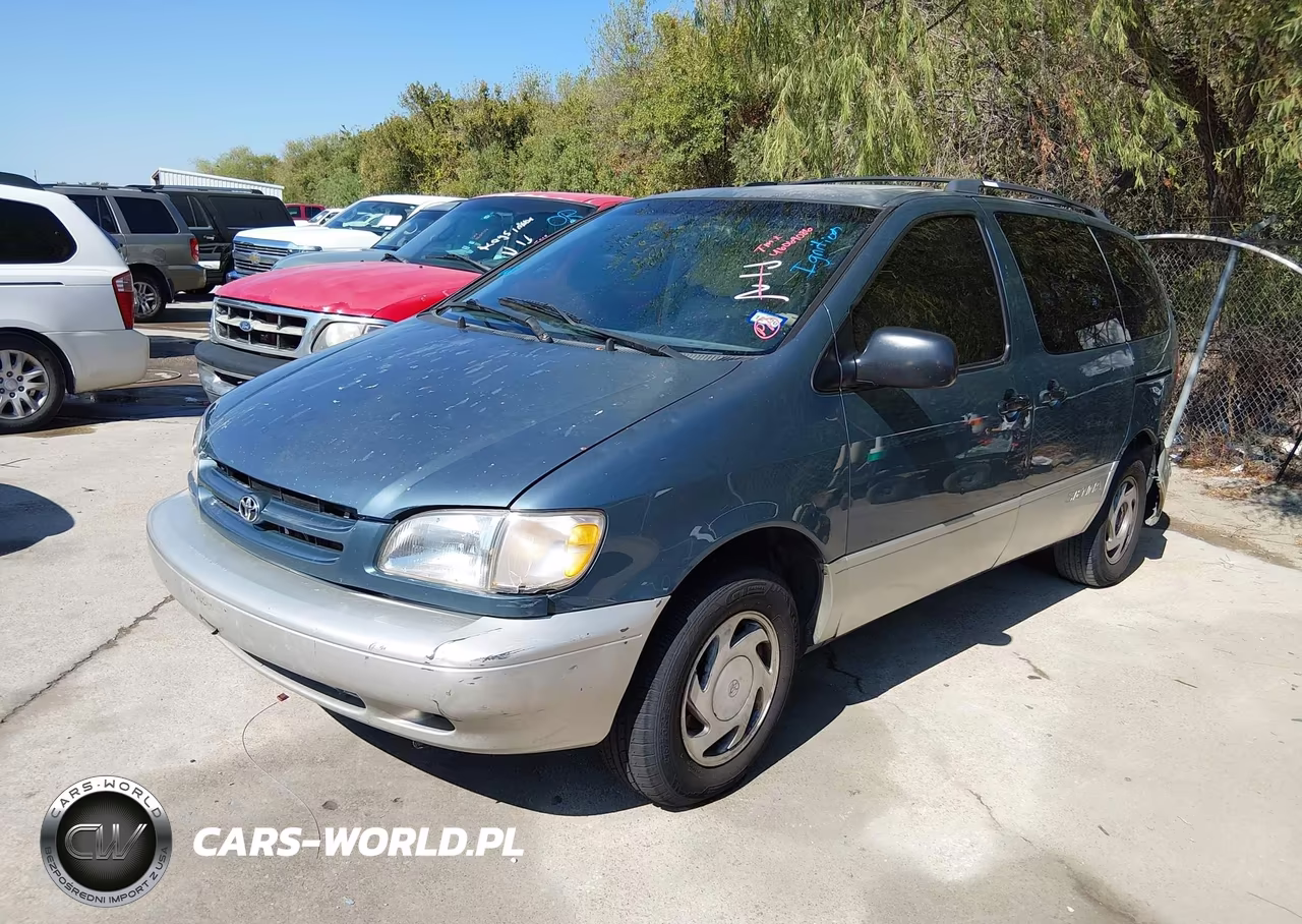 2000 Toyota Sienna Xle VIN:4T3ZF13C4YU317871 - 2