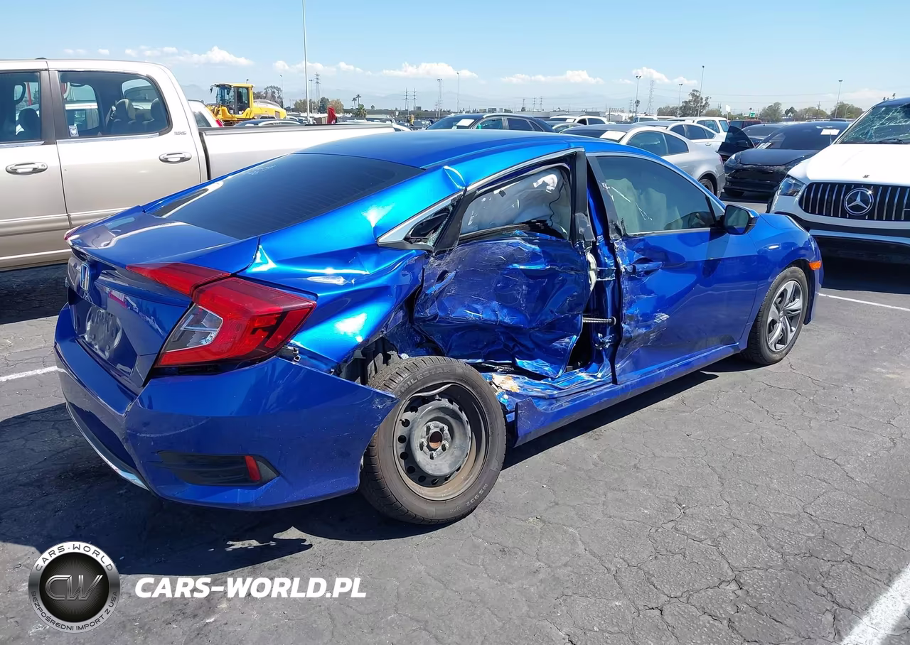 2020 Honda Civic Lx VIN:2HGFC2F63LH545040 - 4