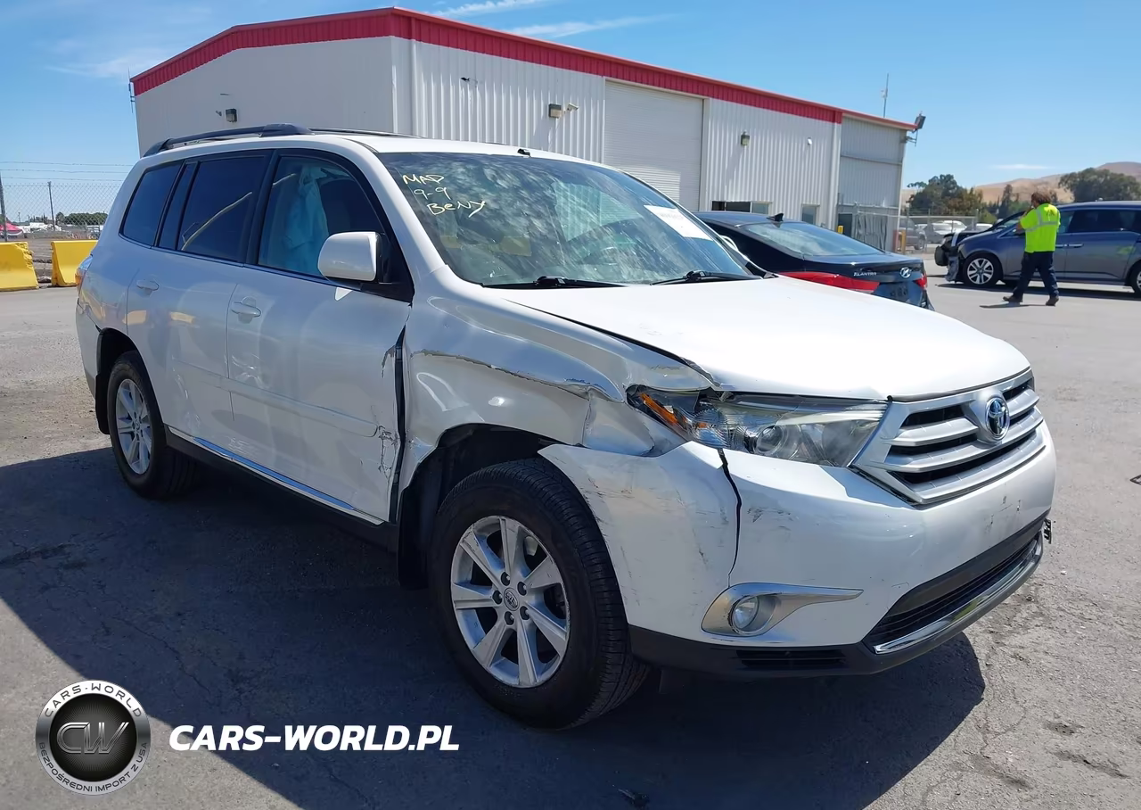 2013 Toyota Highlander Se V6 VIN:5TDBK3EH5DS229635 - 1