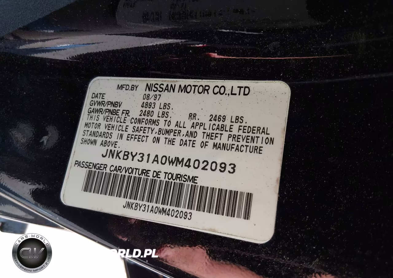 1998 Infiniti Q45 Touring VIN:JNKBY31A0WM402093 - 9
