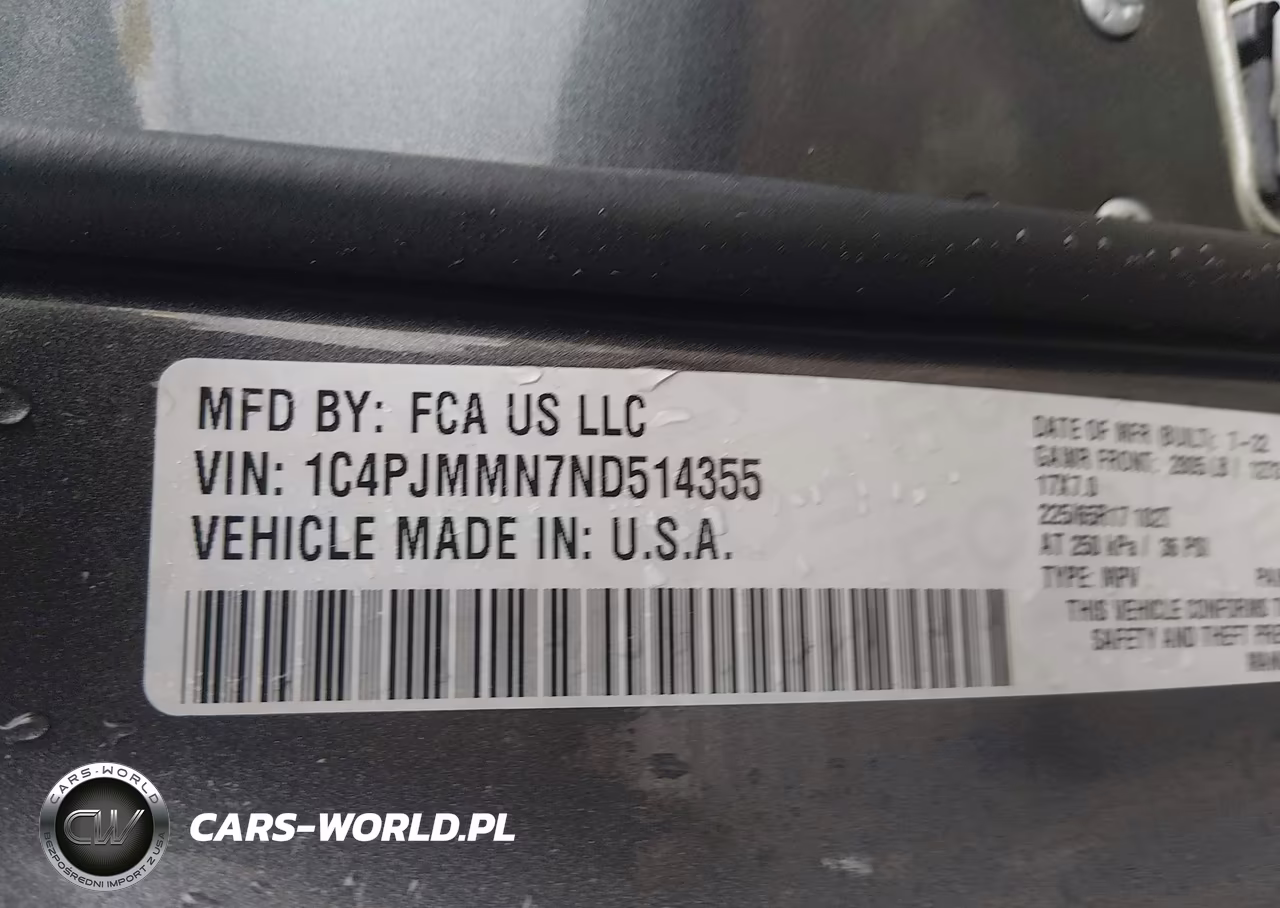 2022 Jeep Cherokee Latitude Lux 4X4 VIN:1C4PJMMN7ND514355 - 9
