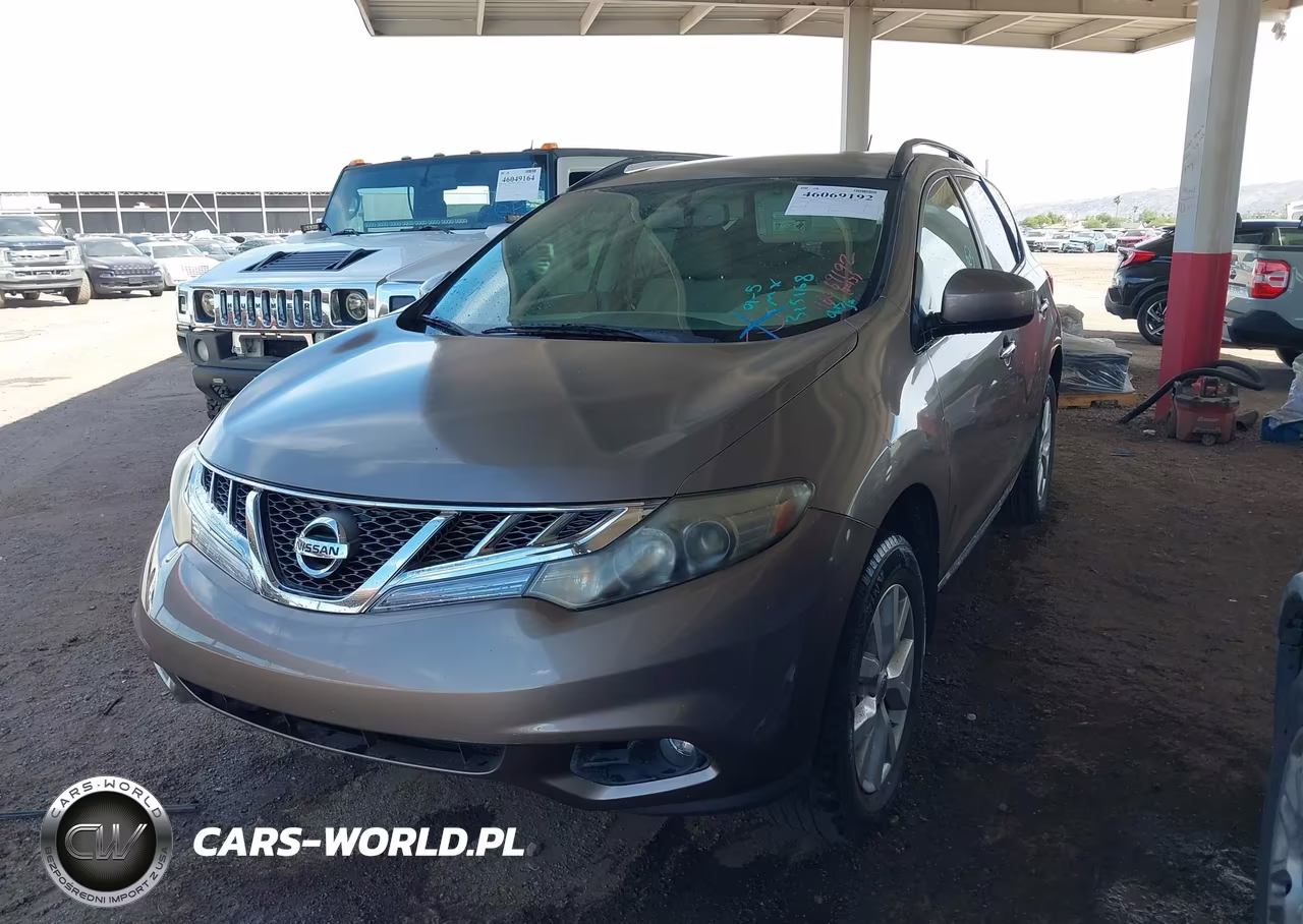 2013 Nissan Murano Sv VIN:JN8AZ1MW3DW315168 - 2