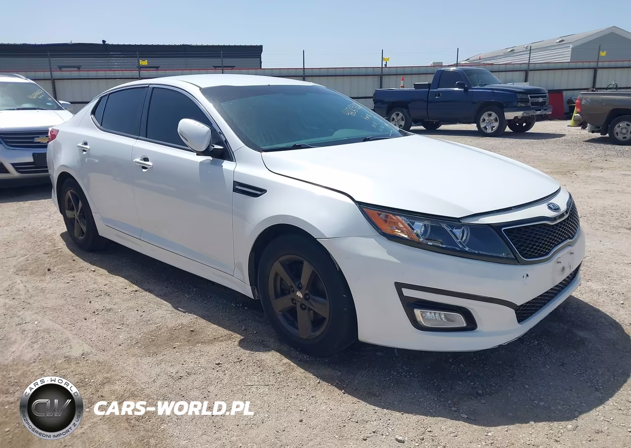 2014 Kia Optima Lx VIN:5XXGM4A78EG349953 - 1