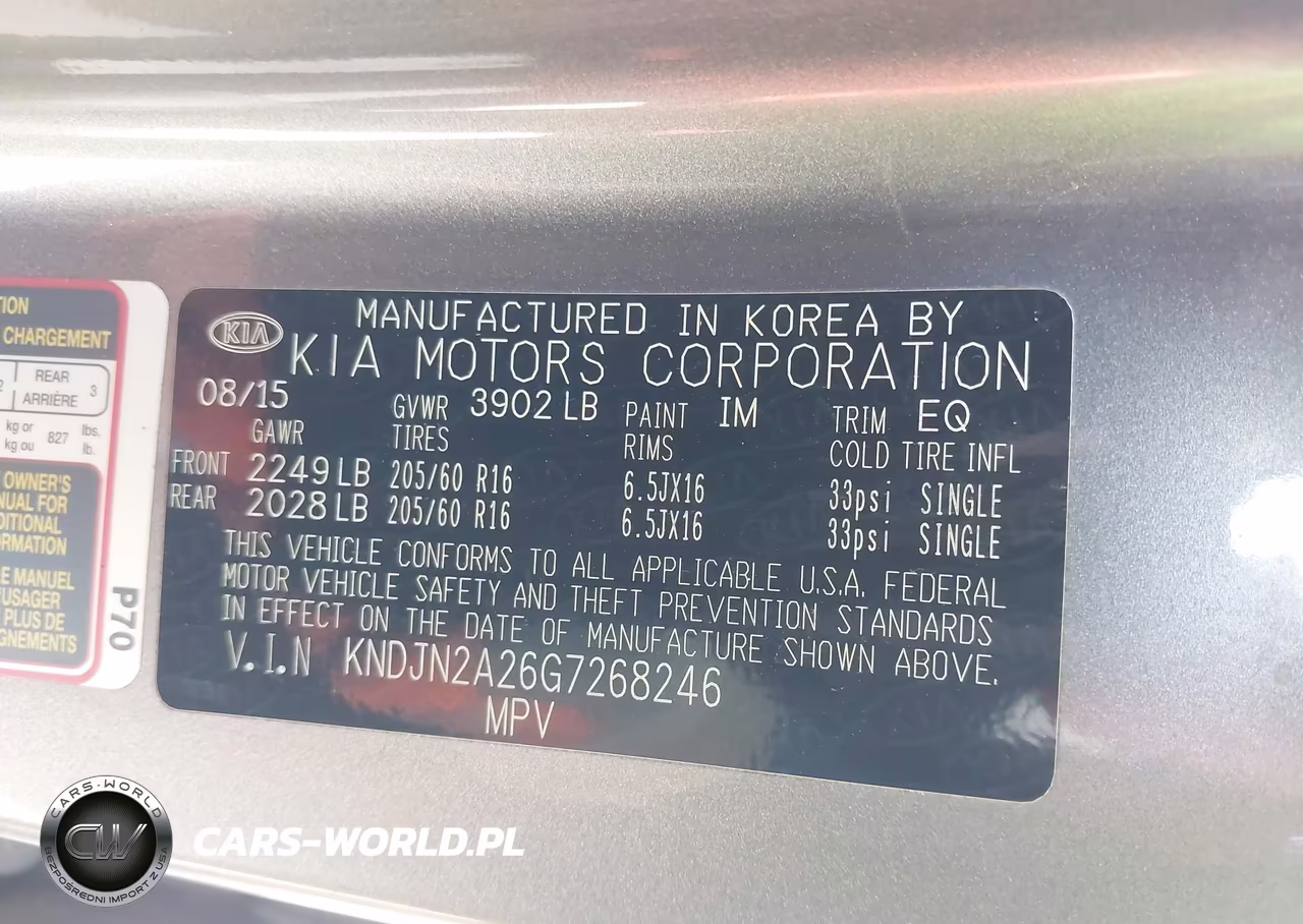 2016 Kia Soul VIN:KNDJN2A26G7268246 - 9