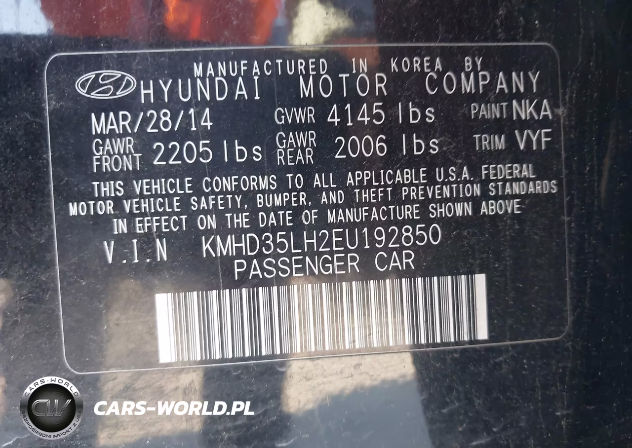 2014 Hyundai Elantra Gt VIN:KMHD35LH2EU192850 - 9
