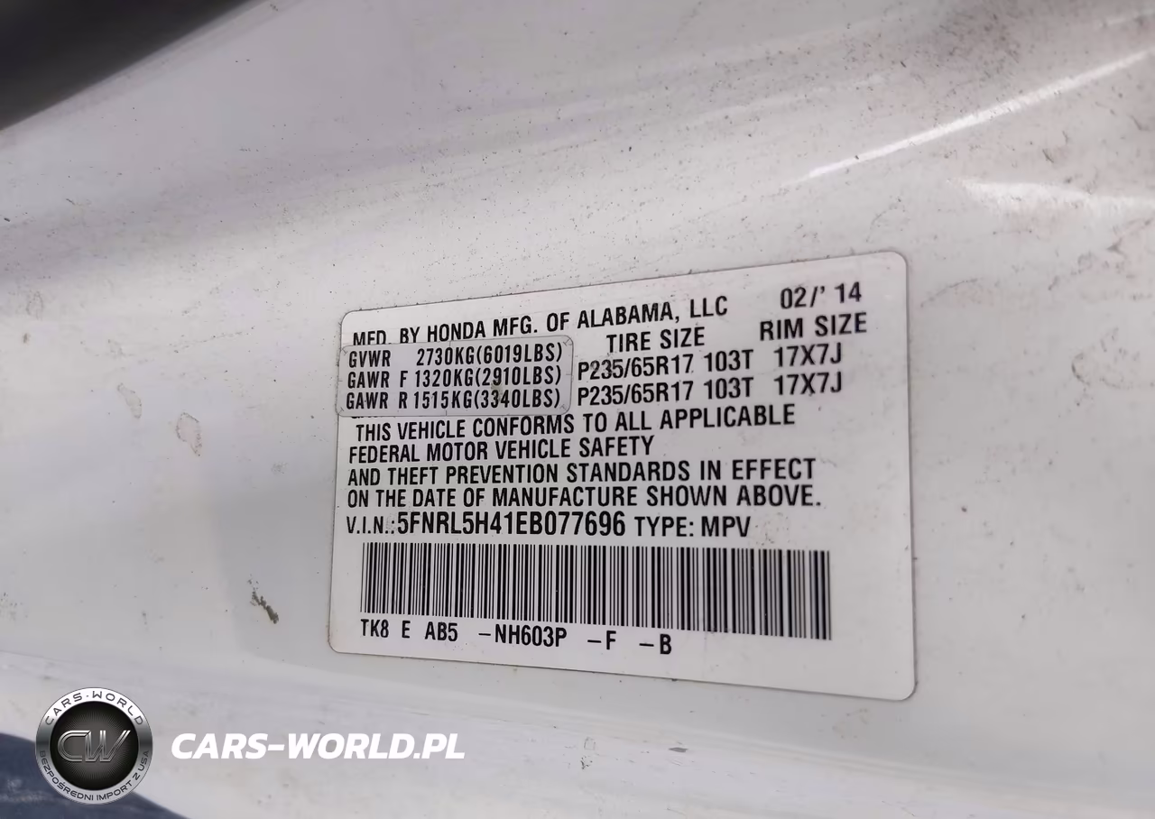 2014 Honda Odyssey Ex VIN:5FNRL5H41EB077696 - 9