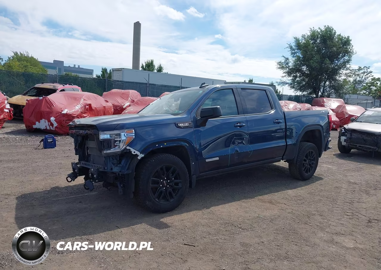 2022 GMC Sierra 1500 Limited 4Wd Short Box Elevation VIN:3GTU9CED9NG217909 - 2