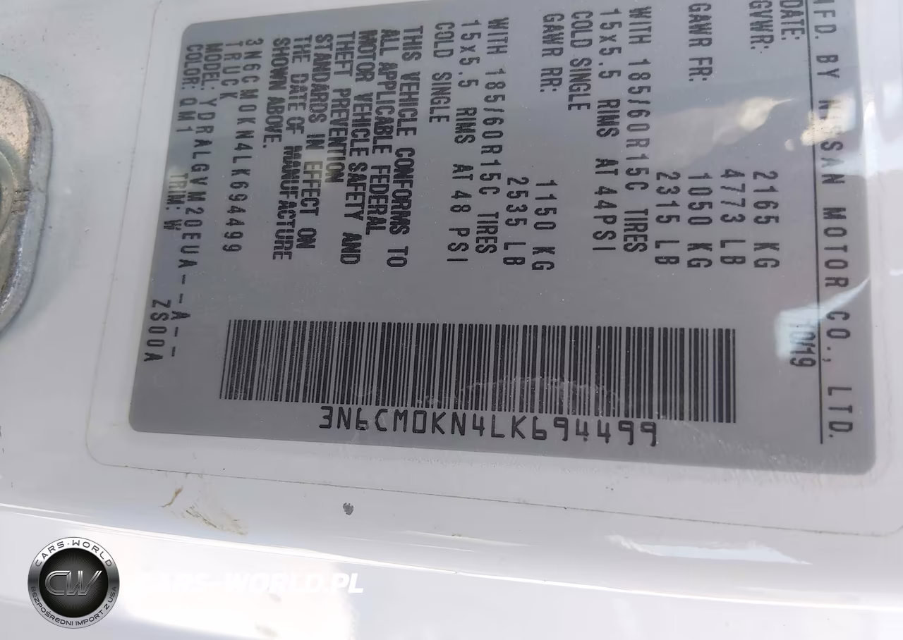 2020 Nissan Nv200 Cargo Sv Xtronic Cvt VIN:3N6CM0KN4LK694499 - 9