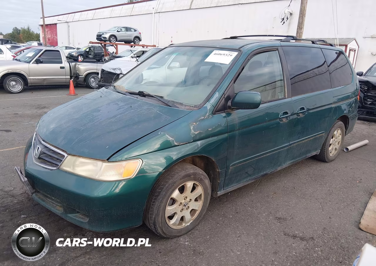 2002 Honda Odyssey Ex-L VIN:2HKRL180X2H547095 - 2