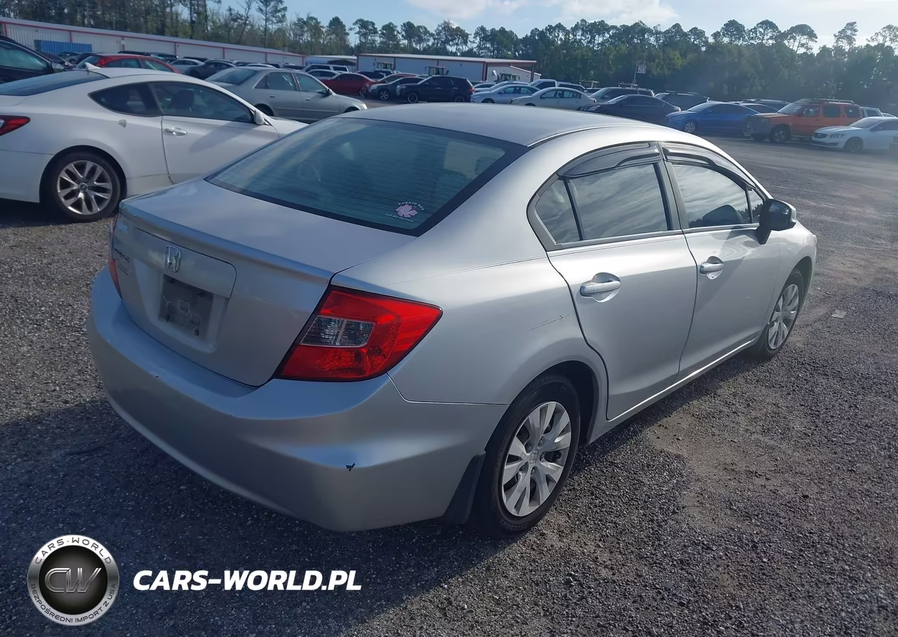 2012 Honda Civic Lx VIN:19XFB2F5XCE088134 - 4