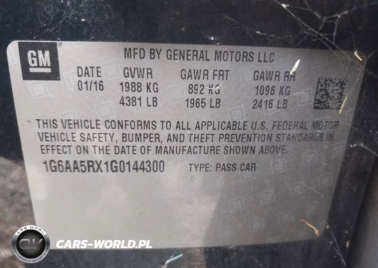 2016 Cadillac Ats Standard VIN:1G6AA5RX1G0144300 - 9