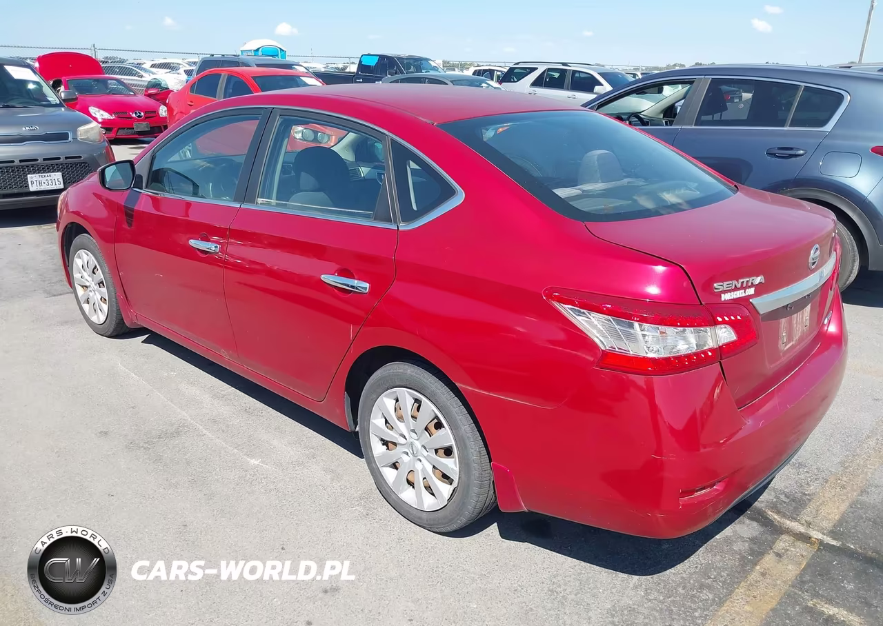 2013 Nissan Sentra Sv VIN:3N1AB7AP3DL784687 - 3