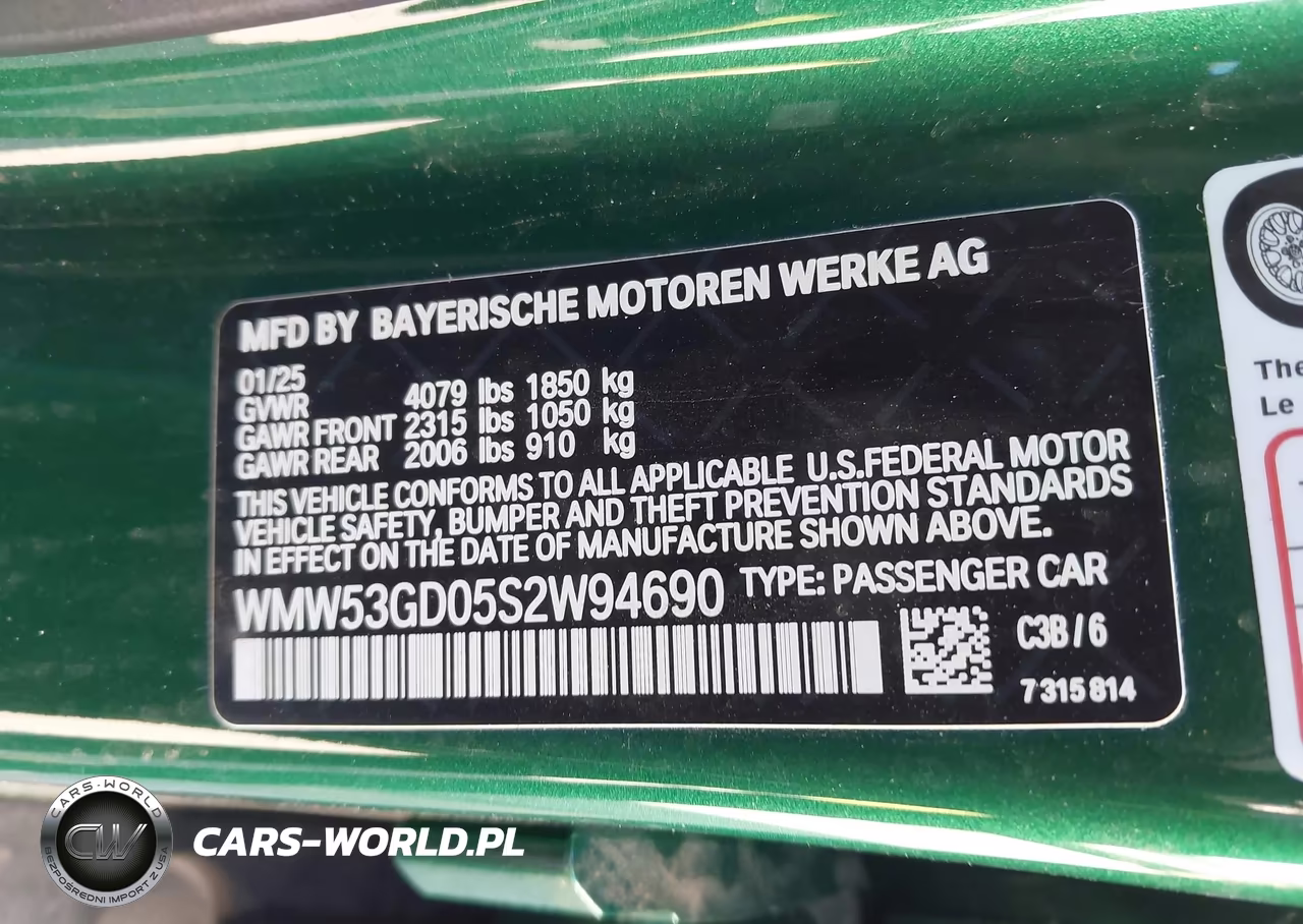 2025 Mini Hardtop Cooper S VIN:WMW53GD05S2W94690 - 9