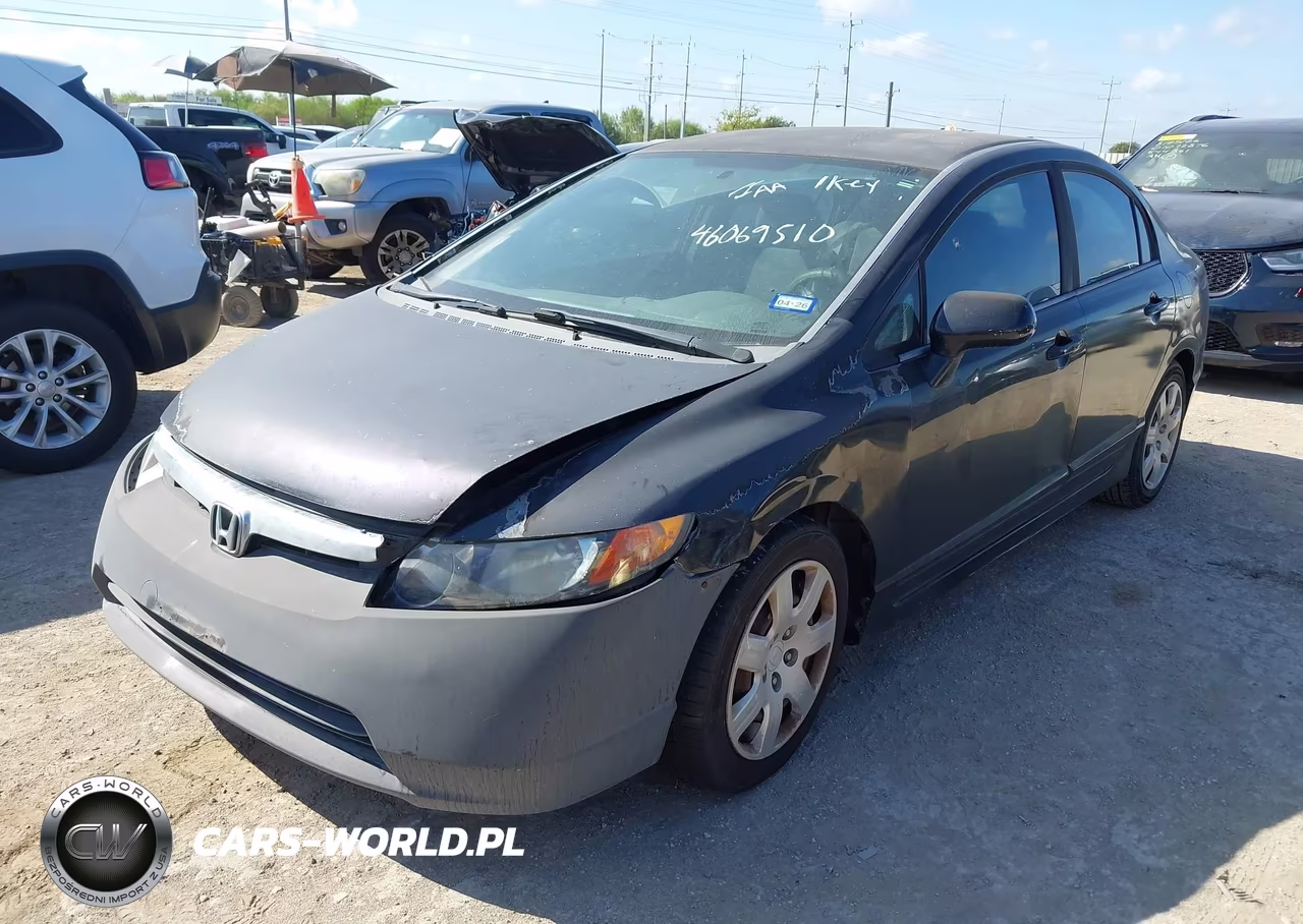 2008 Honda Civic Lx VIN:1HGFA165X8L052327 - 2