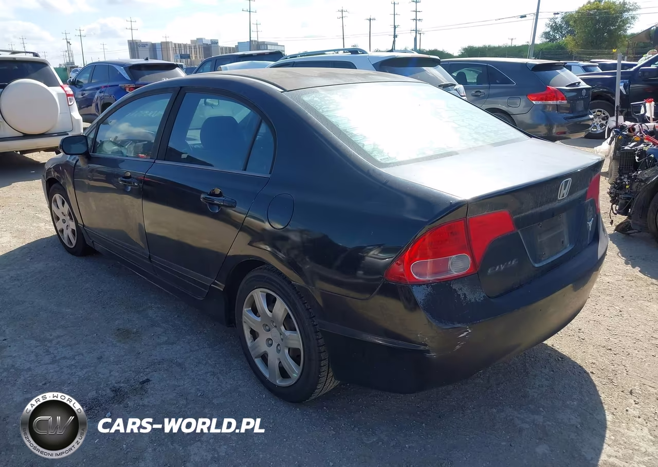 2008 Honda Civic Lx VIN:1HGFA165X8L052327 - 3
