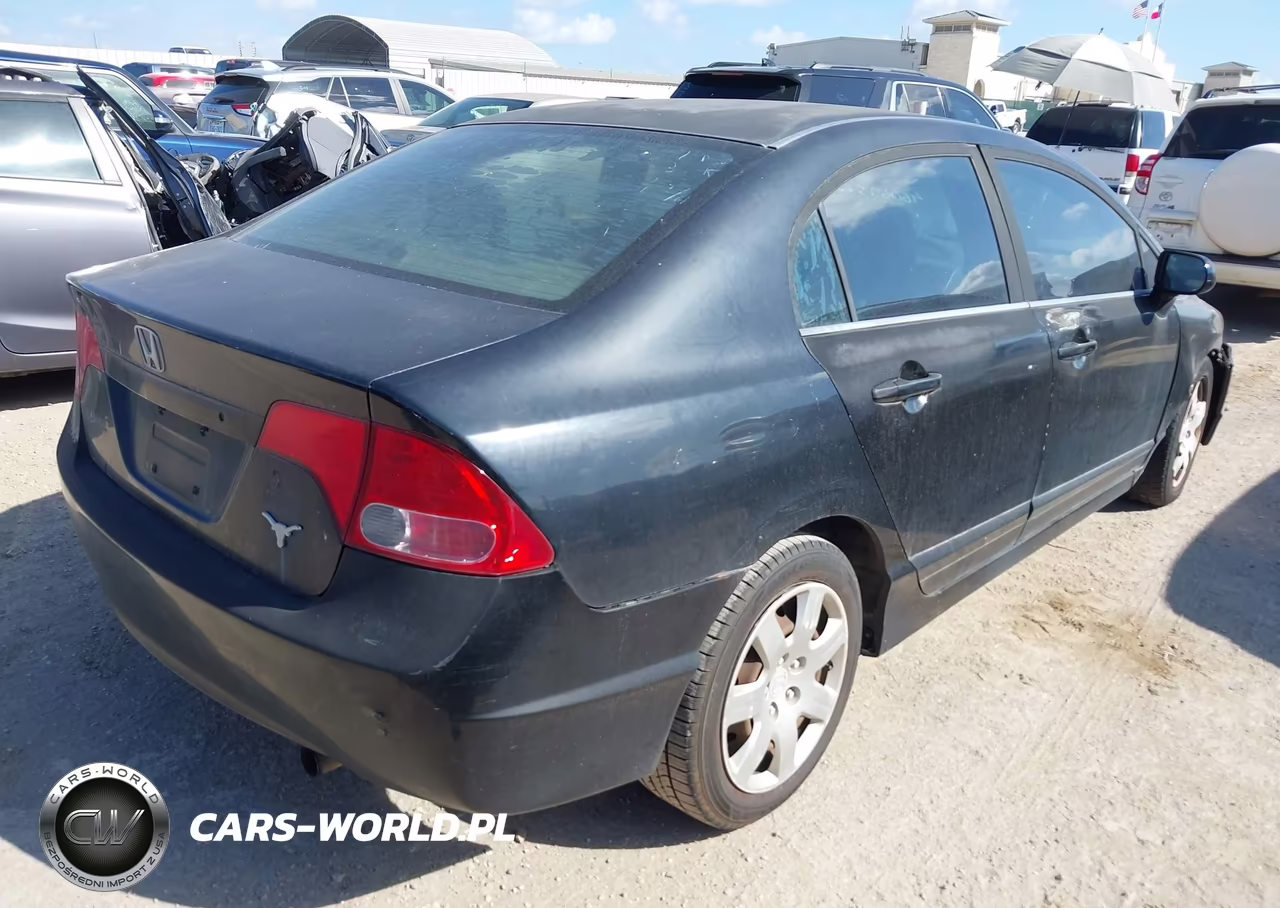 2008 Honda Civic Lx VIN:1HGFA165X8L052327 - 4