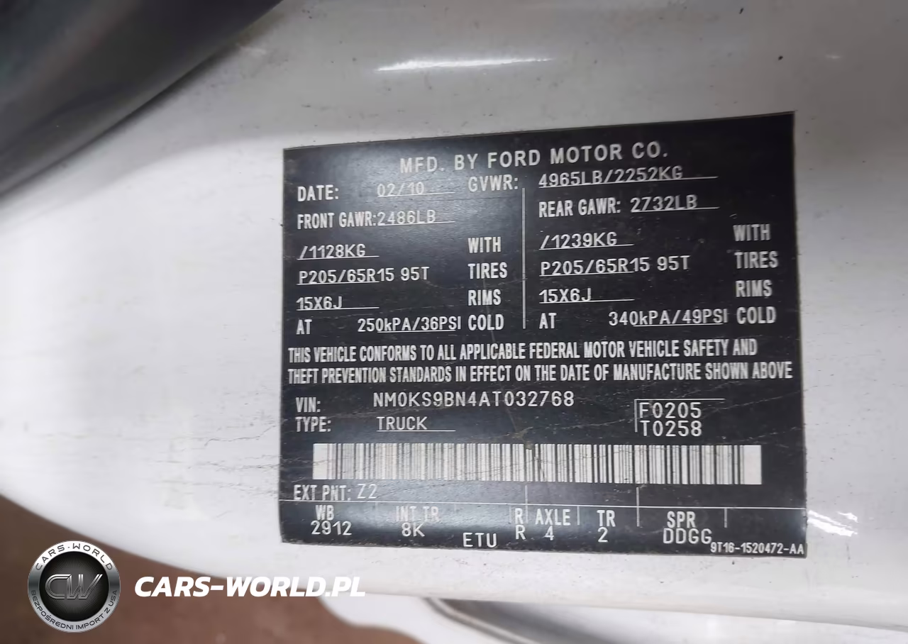 2010 Ford Transit Connect Xlt VIN:NM0KS9BN4AT032768 - 9