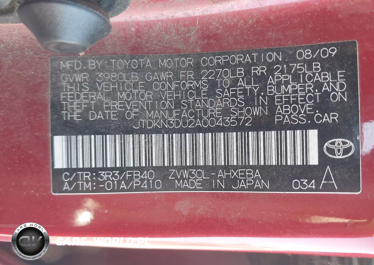 2010 Toyota Prius Iii VIN:JTDKN3DU2A0043572 - 9