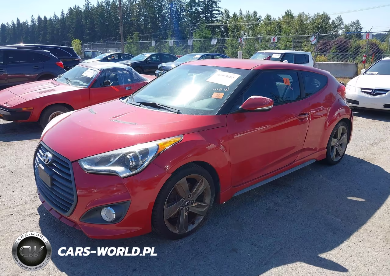2014 Hyundai Veloster Turbo W-Black VIN:KMHTC6AE5EU200952 - 2