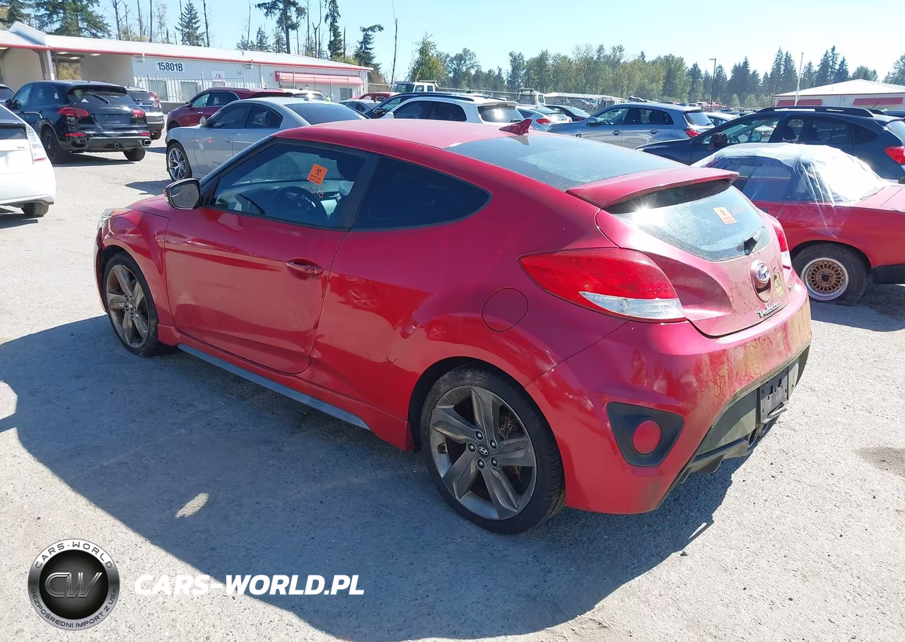 2014 Hyundai Veloster Turbo W-Black VIN:KMHTC6AE5EU200952 - 3