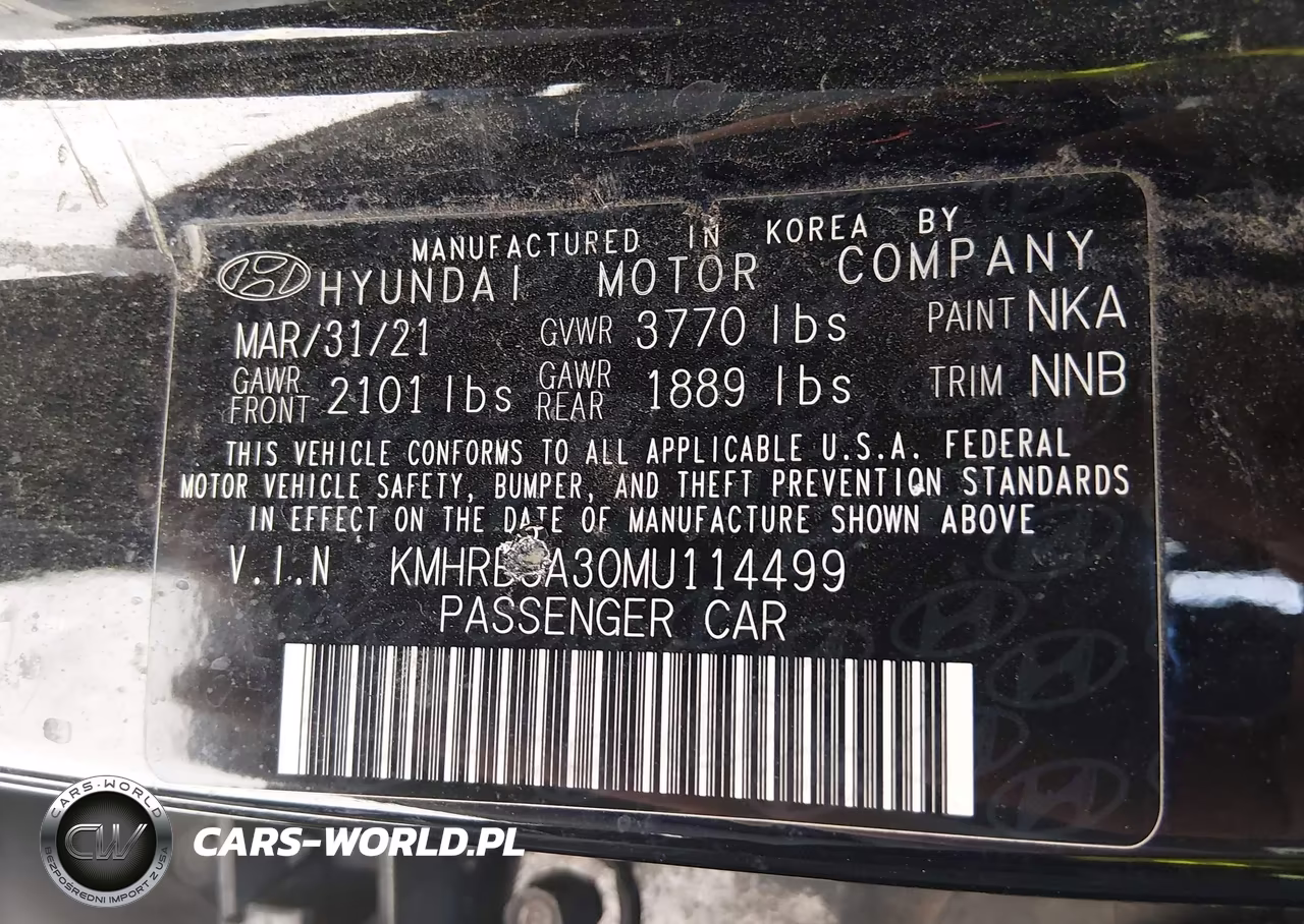2021 Hyundai Venue Se VIN:KMHRB8A30MU114499 - 9