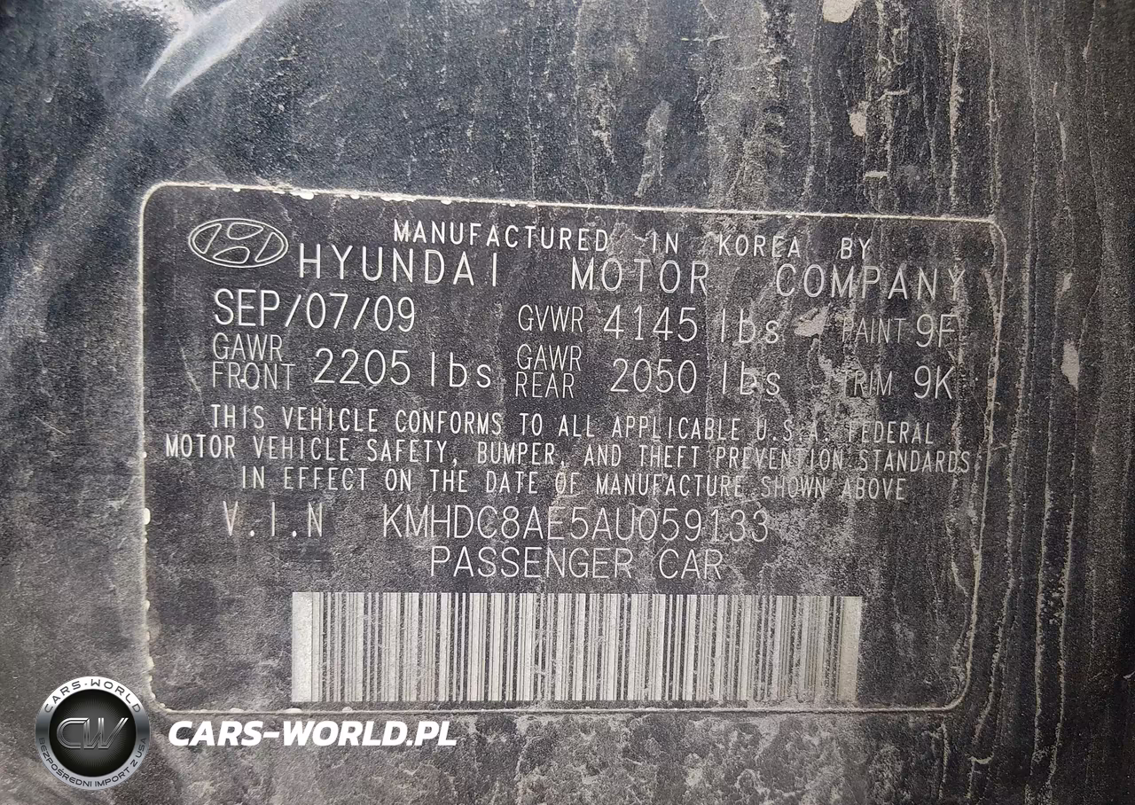 2010 Hyundai Elantra Touring Gls VIN:KMHDC8AE5AU059133 - 9
