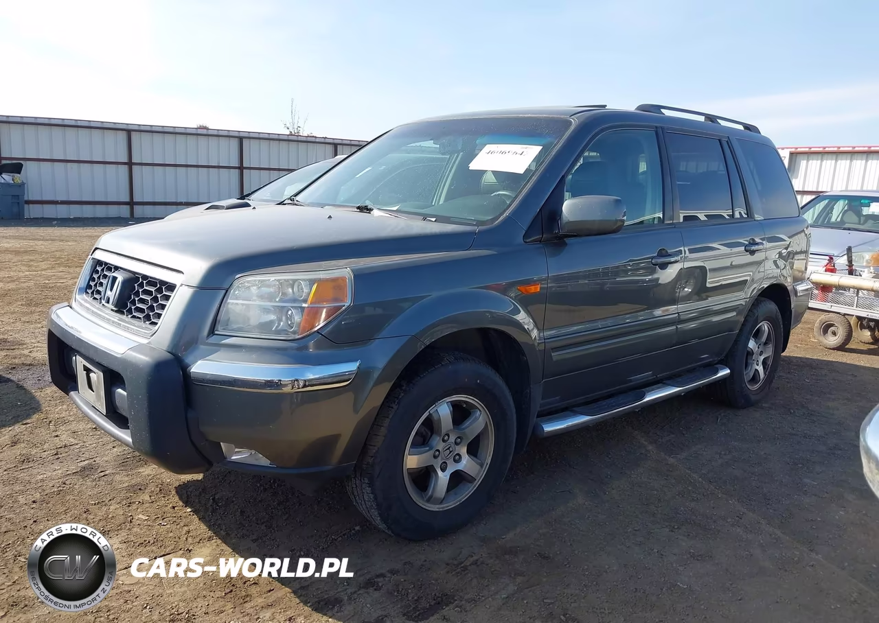 2007 Honda Pilot Ex-L VIN:2HKYF18677H525781 - 2