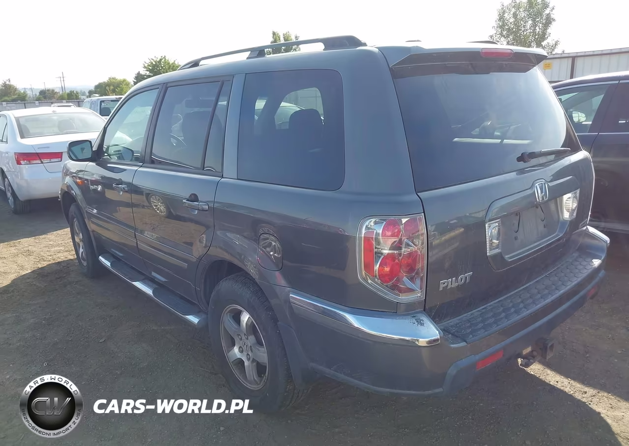 2007 Honda Pilot Ex-L VIN:2HKYF18677H525781 - 3