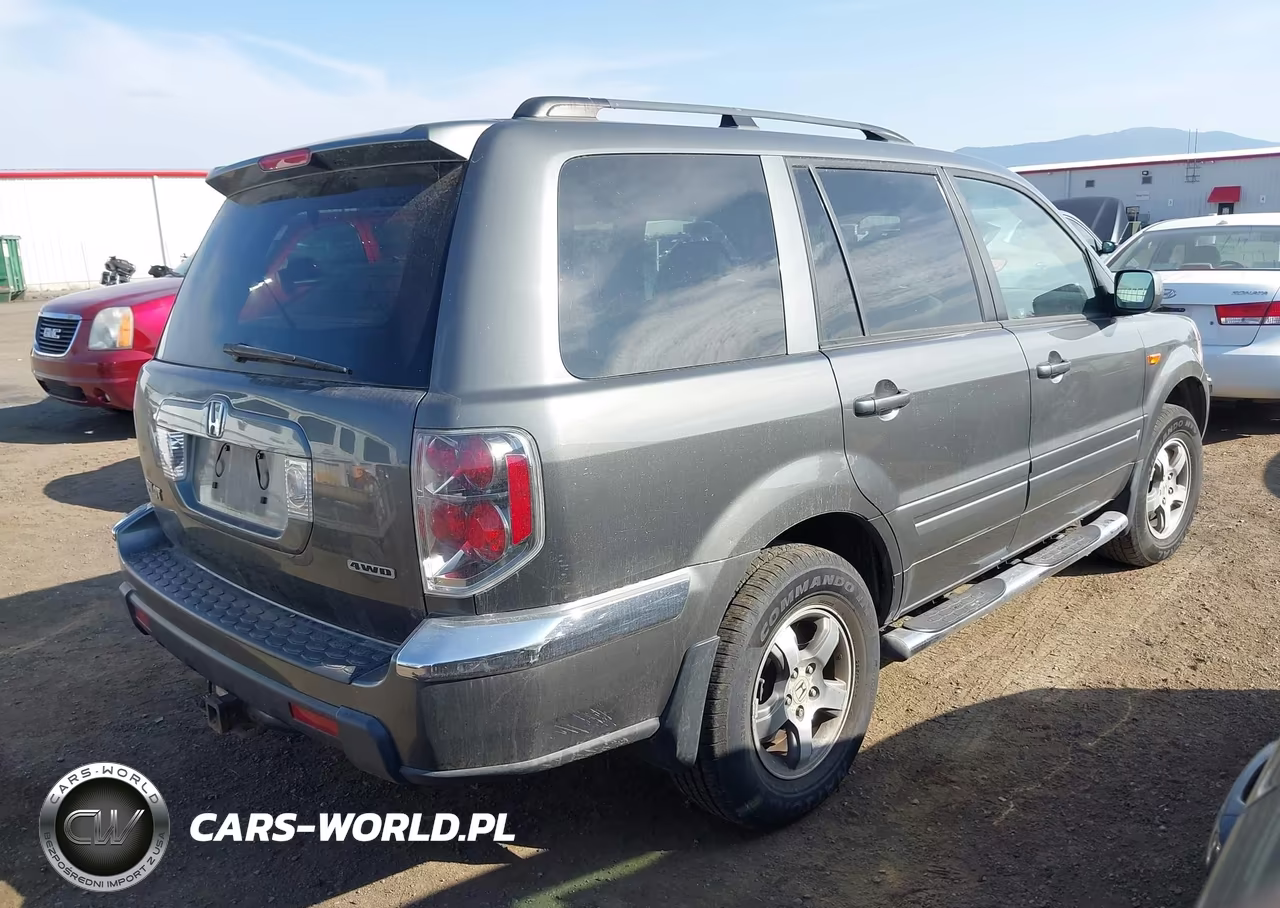 2007 Honda Pilot Ex-L VIN:2HKYF18677H525781 - 4