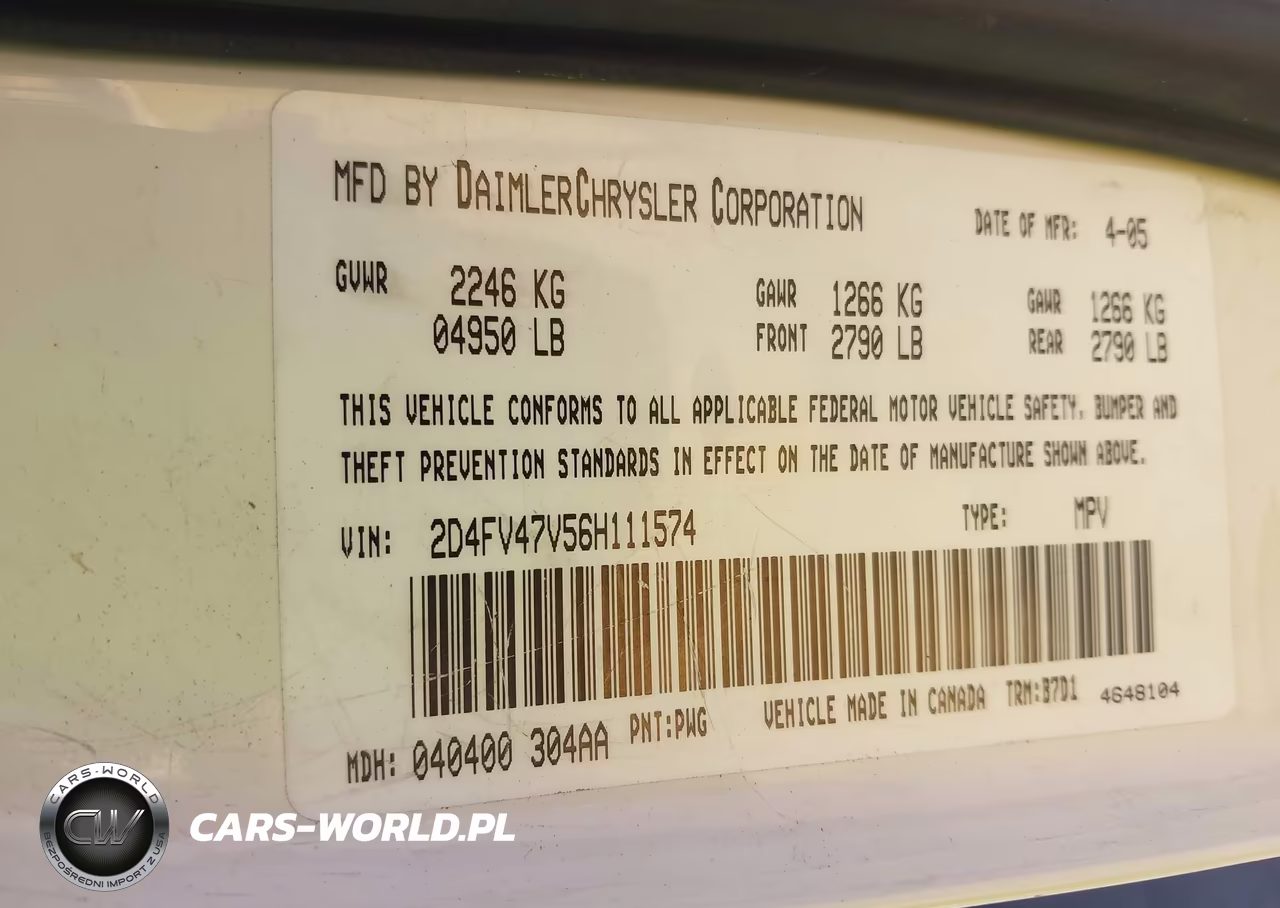 2006 Dodge Magnum VIN:2D4FV47V56H111574 - 9