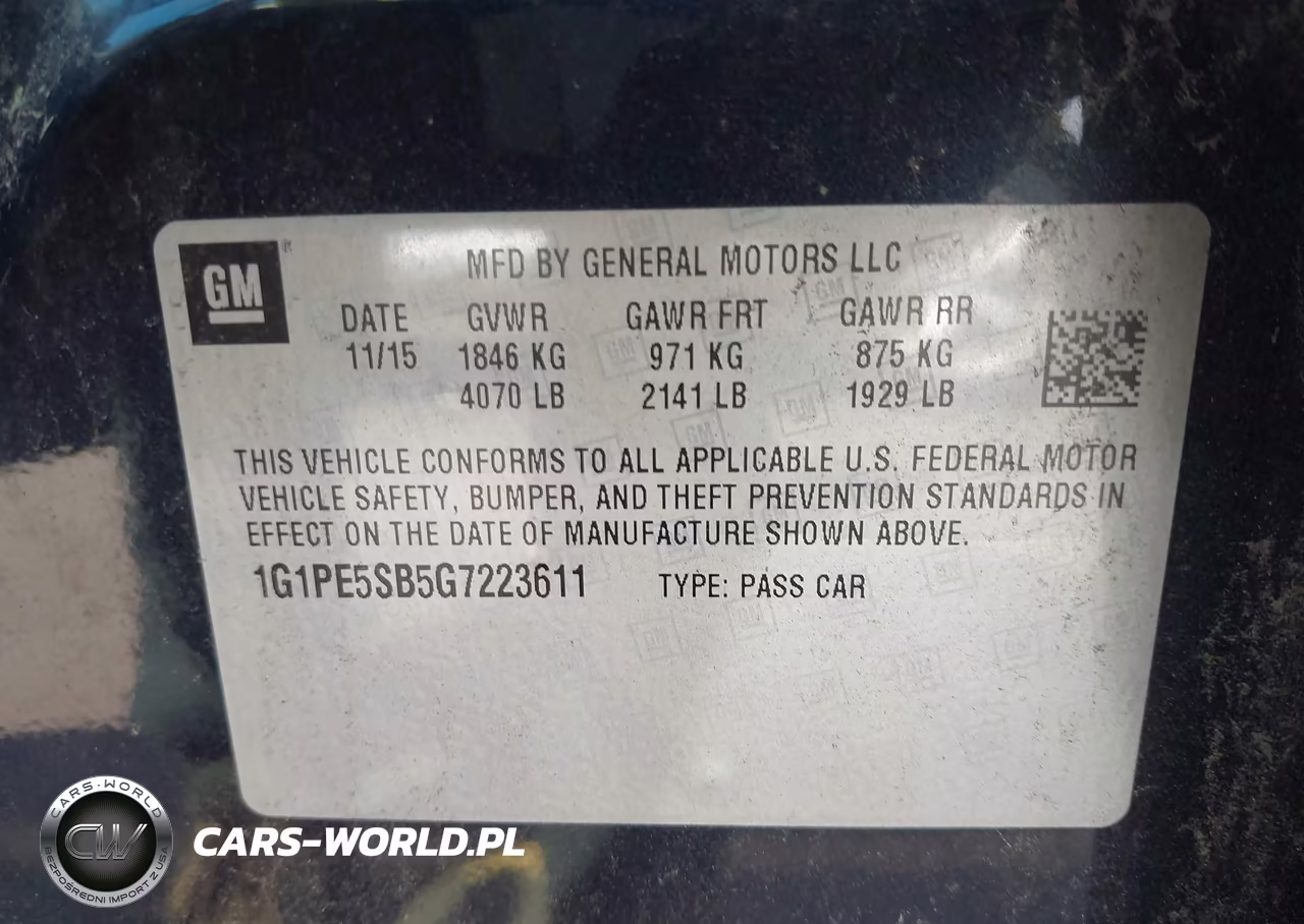 2016 Chevrolet Cruze Limited 1Lt Auto VIN:1G1PE5SB5G7223611 - 9