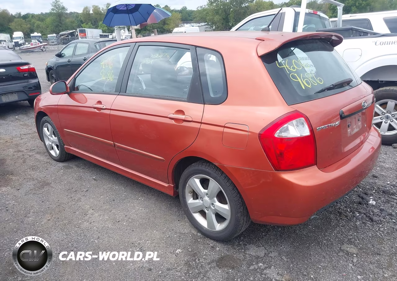 2008 Kia Spectra5 Sx VIN:KNAFE161185010081 - 3