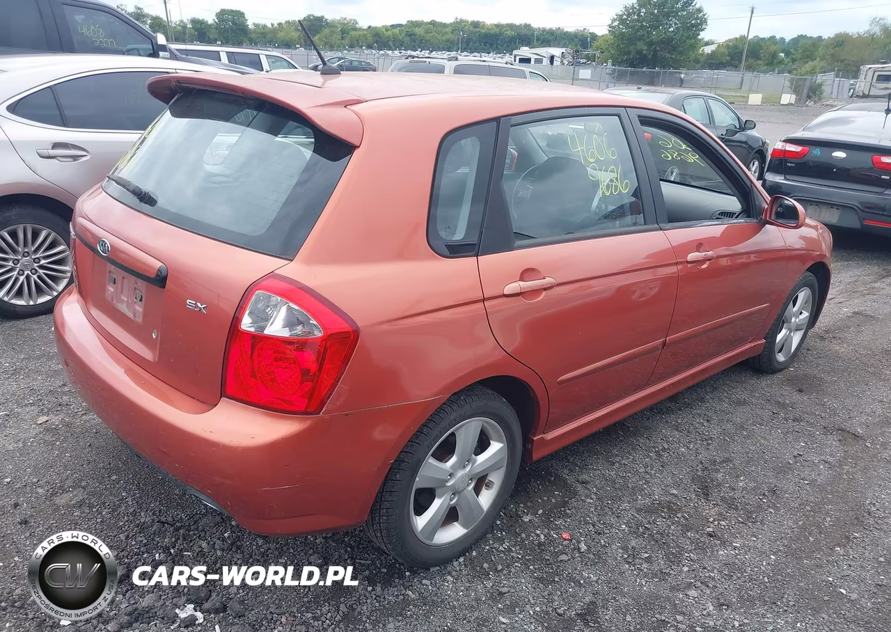 2008 Kia Spectra5 Sx VIN:KNAFE161185010081 - 4