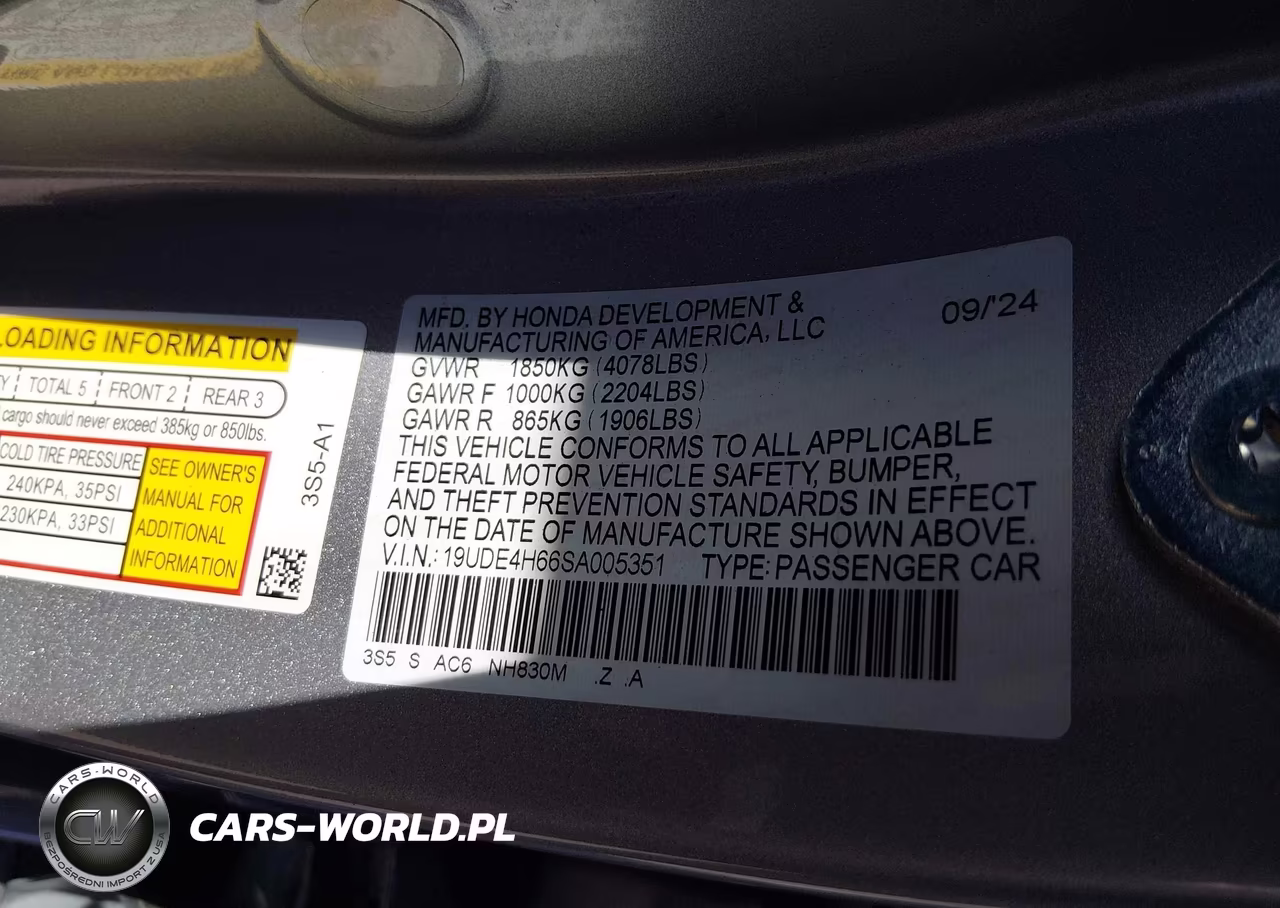 2025 Acura Integra A-Spec Technology VIN:19UDE4H66SA005351 - 9