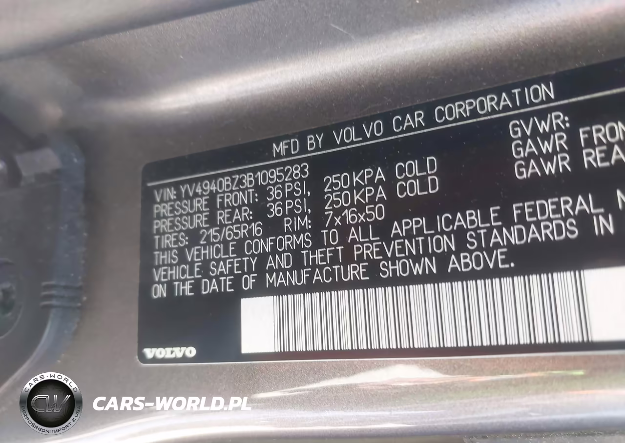 2011 Volvo Xc70 3.2 VIN:YV4940BZ3B1095283 - 9