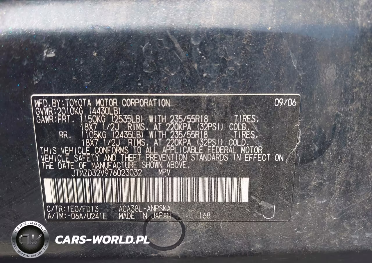 2007 Toyota Rav4 Sport VIN:JTMZD32V976023032 - 9