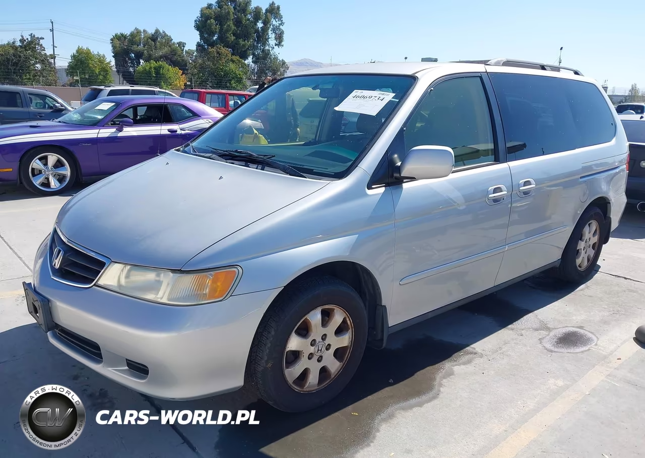 2002 Honda Odyssey Ex-L VIN:2HKRL18712H525144 - 2