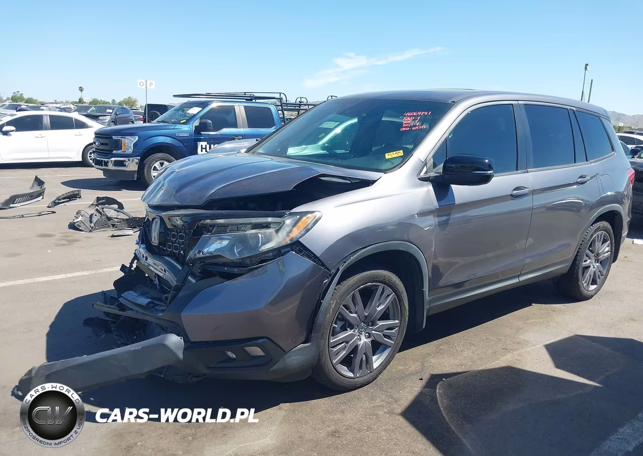 2020 Honda Passport 2Wd Ex-L VIN:5FNYF7H5XLB002466 - 2