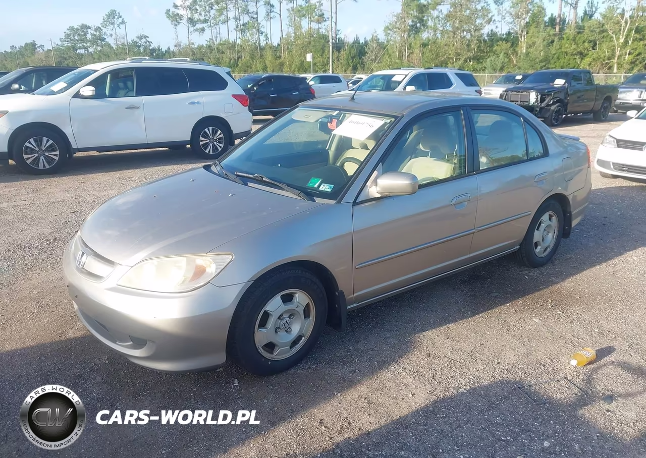 2005 Honda Civic Hybrid VIN:JHMES95635S015362 - 2
