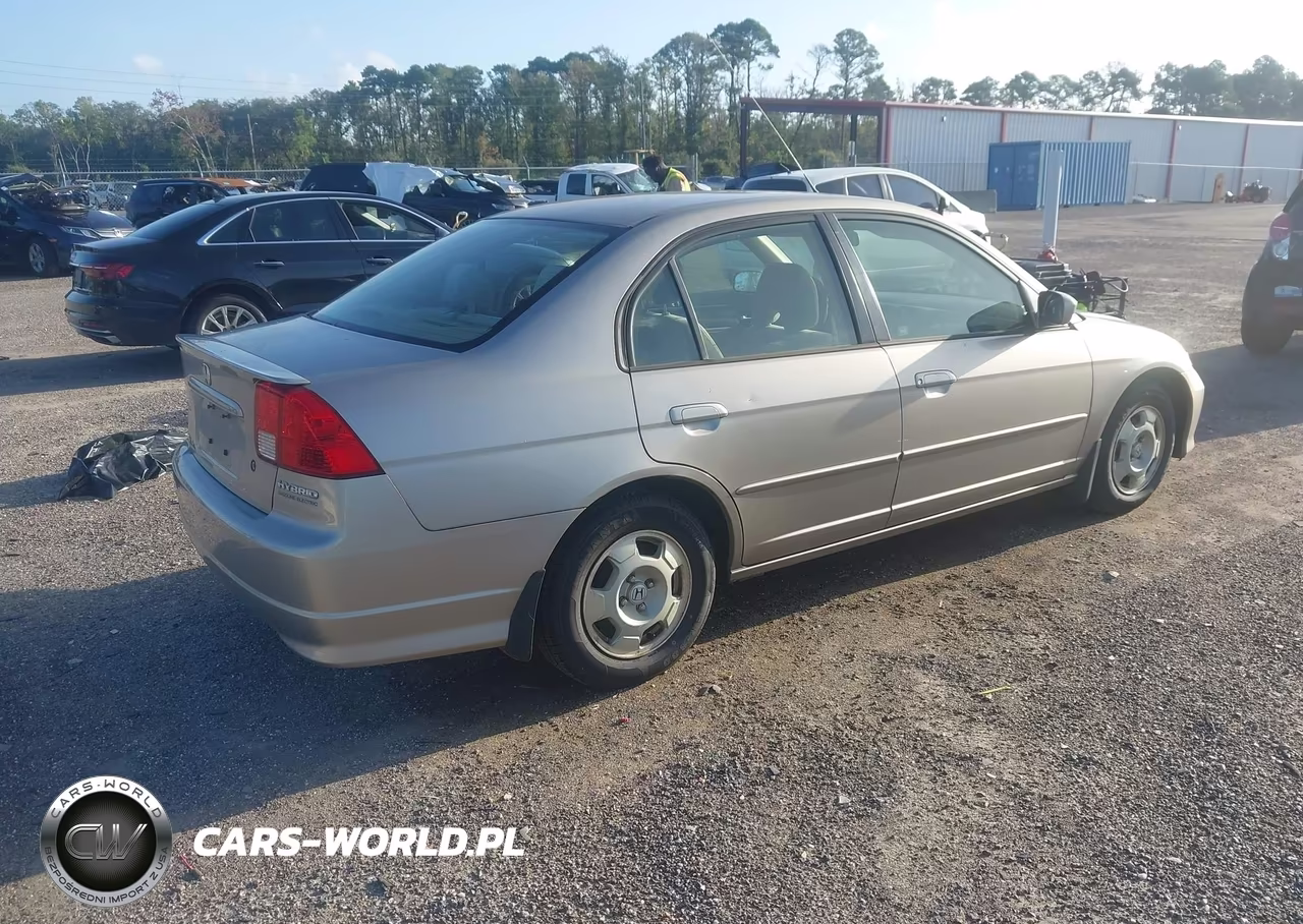 2005 Honda Civic Hybrid VIN:JHMES95635S015362 - 4