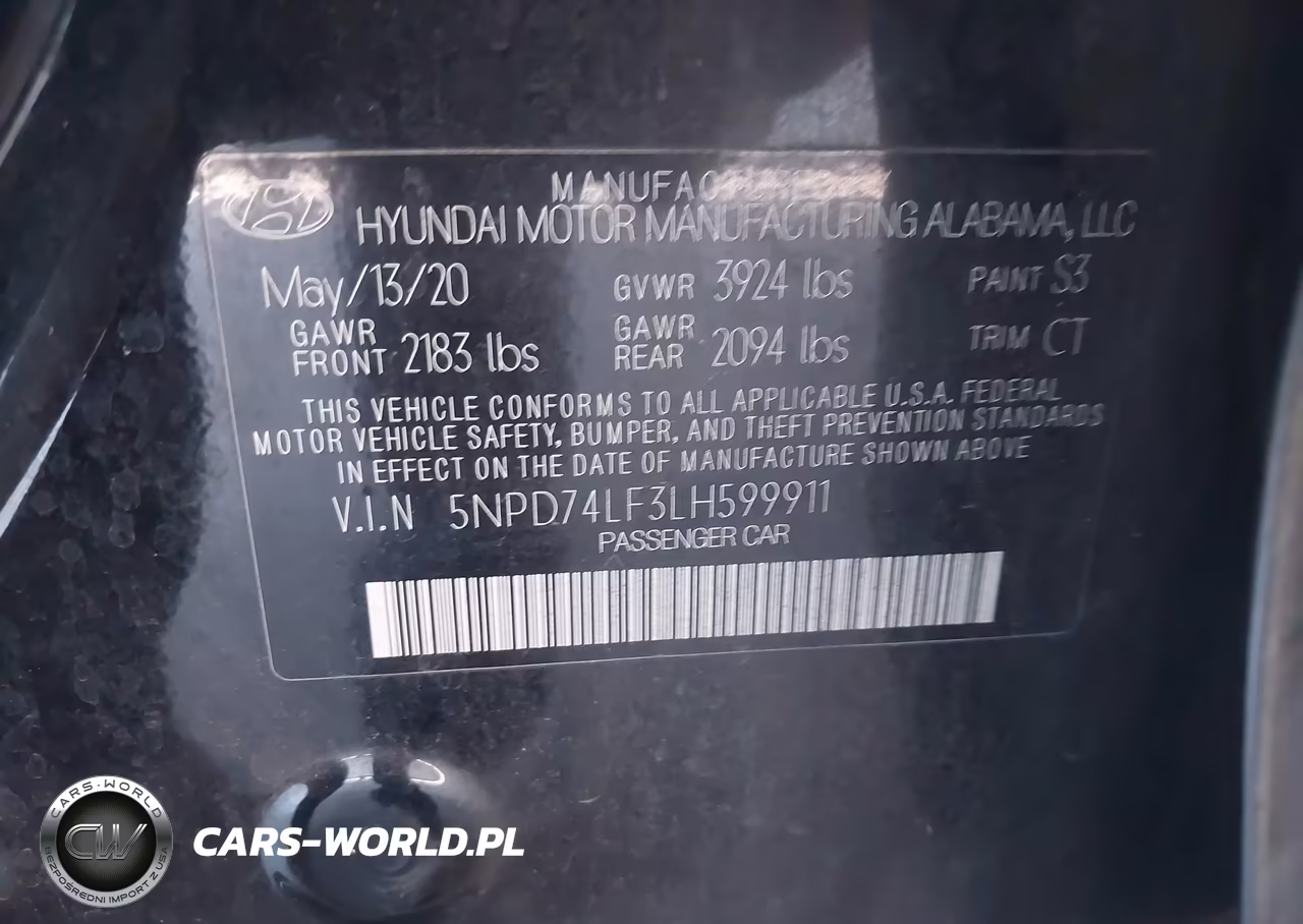 2020 Hyundai Elantra Se VIN:5NPD74LF3LH599911 - 9