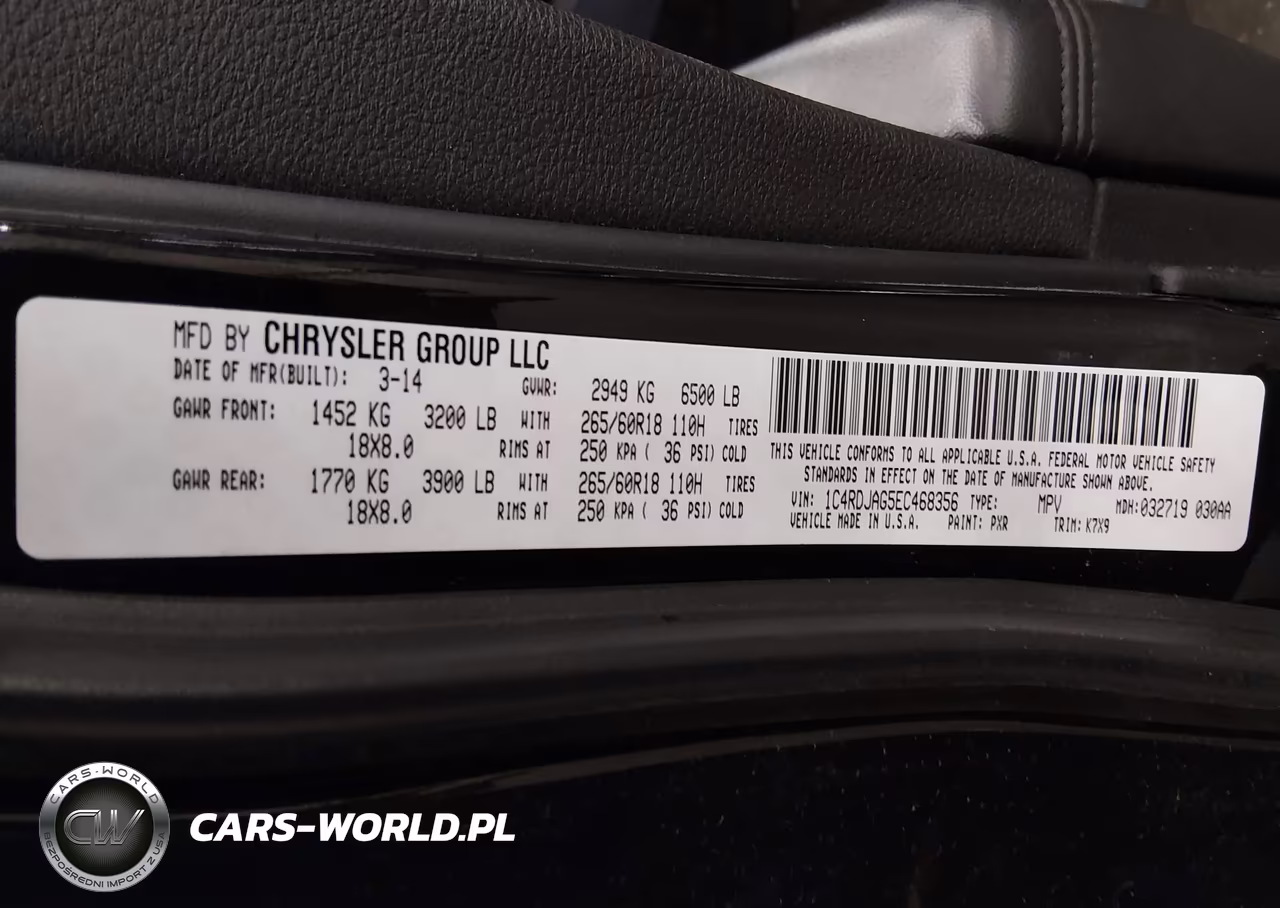 2014 Dodge Durango Sxt VIN:1C4RDJAG5EC468356 - 9