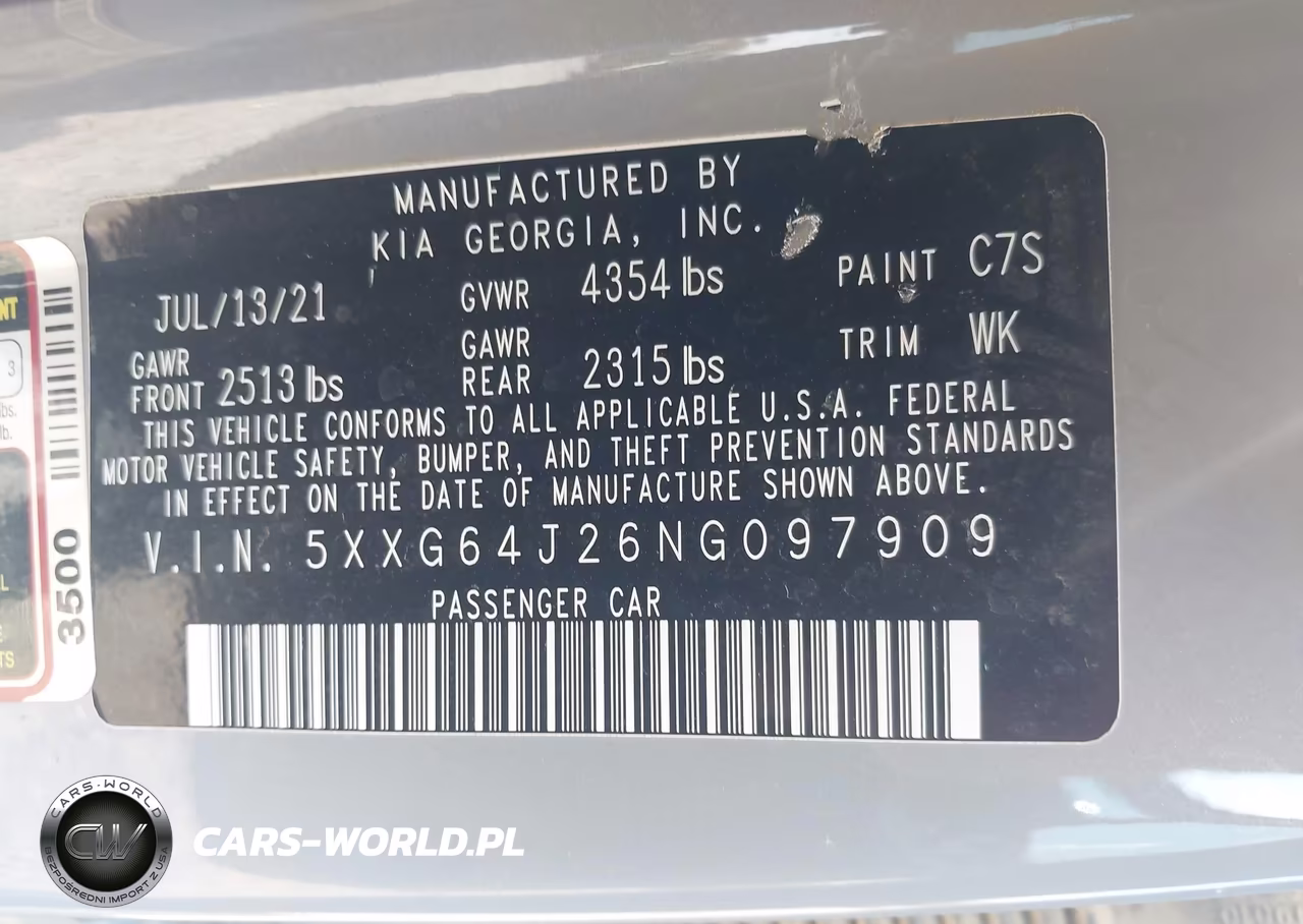 2022 Kia K5 Gt-Line VIN:5XXG64J26NG097909 - 9